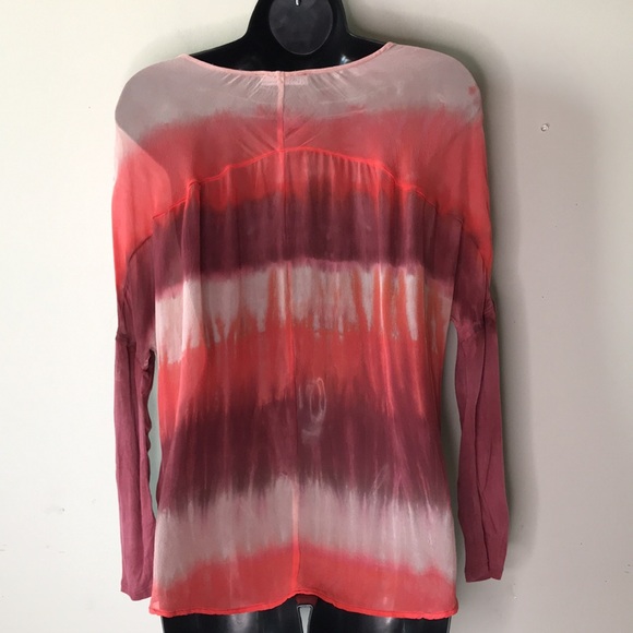 Silk Tie Dye Tunic Top - Picture 12 of 15